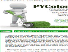 Tablet Screenshot of lawnpaintingent.com